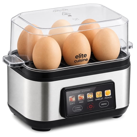 Elite Cuisine EGCL0062 Egglogic Digital Onsen Tamago Egg Cooker
