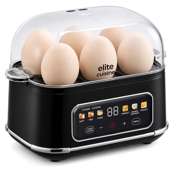 Elite Cuisine EGCL1062 Egglogic Digital Onsen Tamago Egg Cooker