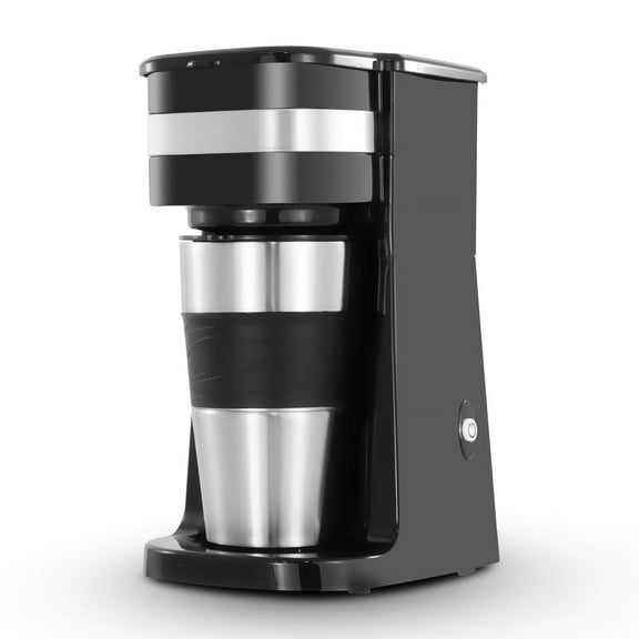 Elite Cuisine EHC149 Single Serve Personal Coffee Maker with Stainless Mug