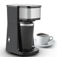 thumbnail image 1 of Elite Cuisine EHC541 Black with Stainless Steel 1-Cup Personal Coffee Maker, 1 of 3