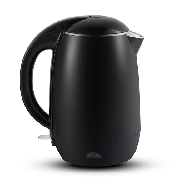 Elite Cuisine EKT8152 1.8L Cool-Touch Electric Kettle with Stainless Steel Interior, Black