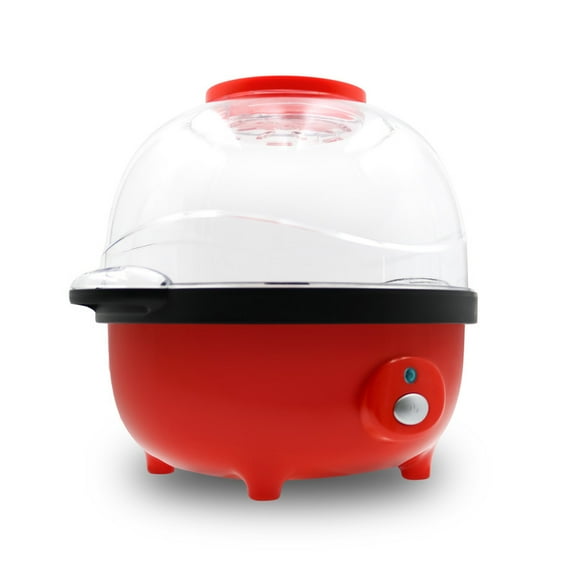 Elite Cuisine EPM354 3Qt Hot Oil Stirrer Popcorn Popper with Serving Bowl Lid