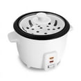 thumbnail image 1 of Elite Cuisine ERC500 6 Cup Non-Stick Rice Cooker with Steam Tray, 1 of 4