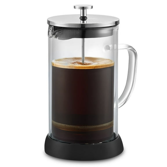 Elite Cuisine FP5213 4 Cup French Press Glass Coffee Maker