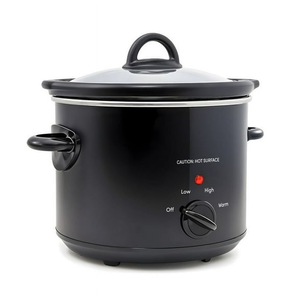 Elite Cuisine MST350 3 Qt Slow Cooker Black