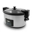 Elite Cuisine MST512 8.5Qt. Stainless Steel Programmable Slow Cooker