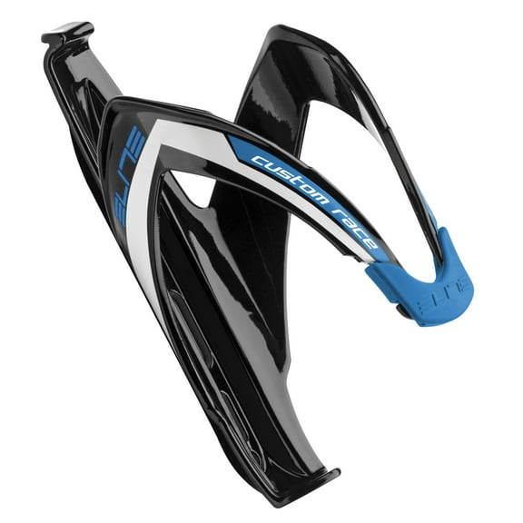 Elite Custom Race Bottle Cage, Black/Blue NLA