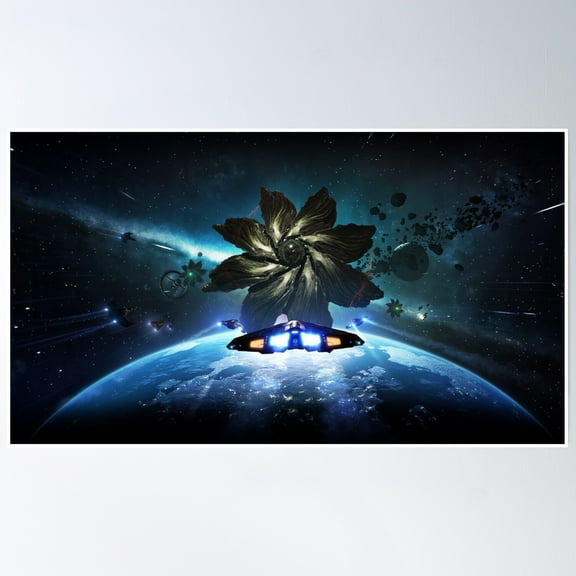 Elite Dangerous Poster Wall Art, Modern Wall Decor, 8x12 UNFRAMED