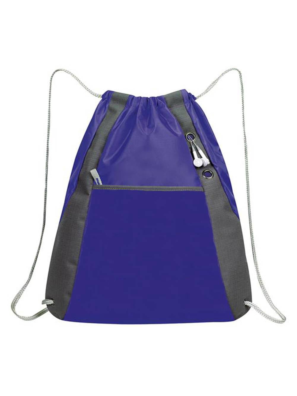 'Elite'' Drawstring Pack - Purple - Walmart.com