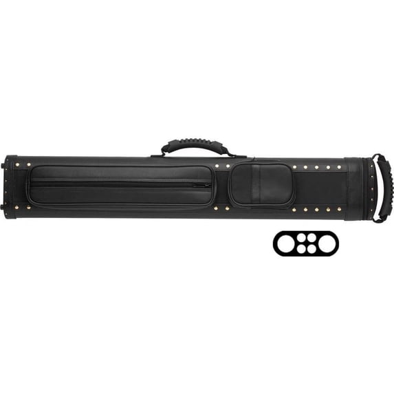 Elite ECP24 Black Leather 2Bx4S Billiards Pool Cue Stick Case