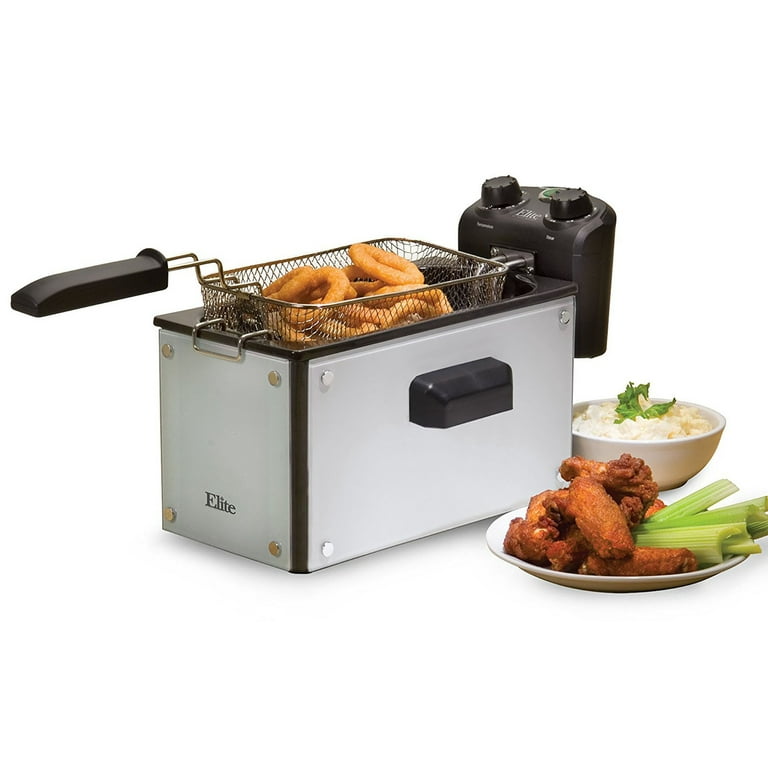 Elite EDF-3500 3.5 qt. Immersion Deep Fryer