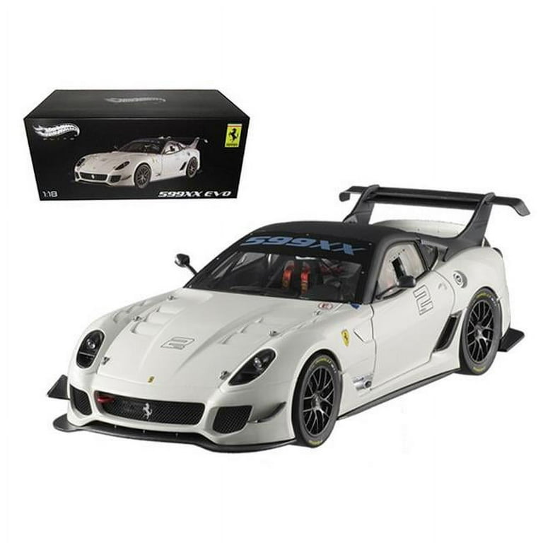 Elite Ferrari 599XX 599 XX Evo White 1/18 Diecast Car Model