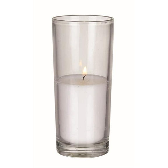 Elite Filled Glass Votive Candles, Set of 24