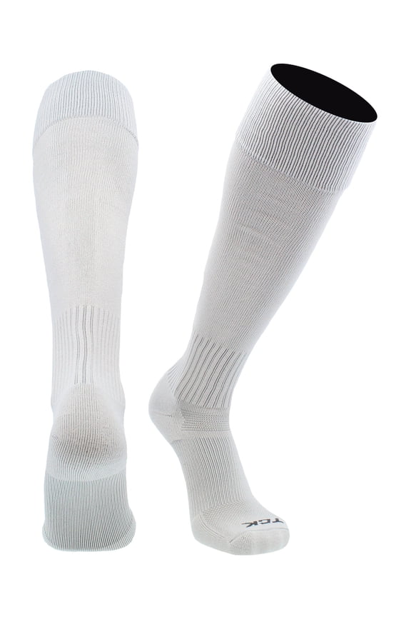 Grey Soccer Socks Youth Boys Girls Womens Mens Performance Sport Sock Knee High Soccer Socks Kids Finale (Grey, Small)