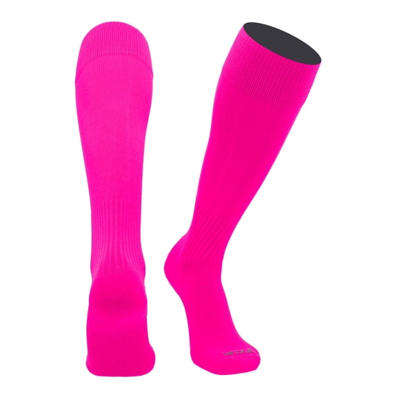 Finale Soccer Socks Men & Kids - Knee High Soccer Sock for Youth, Boys, Girls & Adults (Hot Pink, Medium)