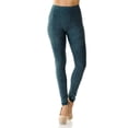 thumbnail image 1 of Elite Fit Cruiser Moto Leggings - Plus Size - 1XL 2XL 3XL Olive One Size Plus, 1 of 2