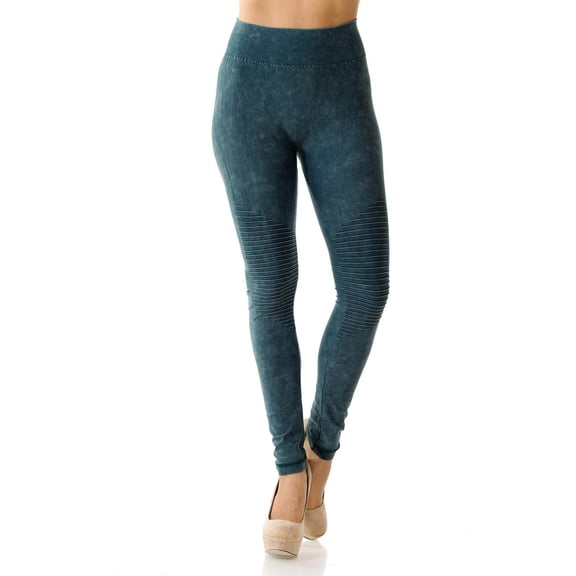 Elite Fit Cruiser Moto Leggings - Plus Size - 1XL 2XL 3XL Olive One Size Plus