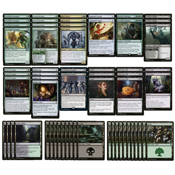 Elite Food Token Deck - Green Black - Powerful - 60 Card - Modern - MTG NM/M!