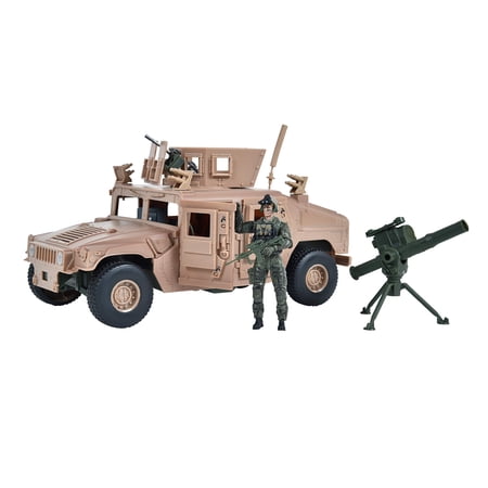 Elite Force M1114 up-Armored Humvee, 9 Piece Vehicle Playset, Children Ages 4+