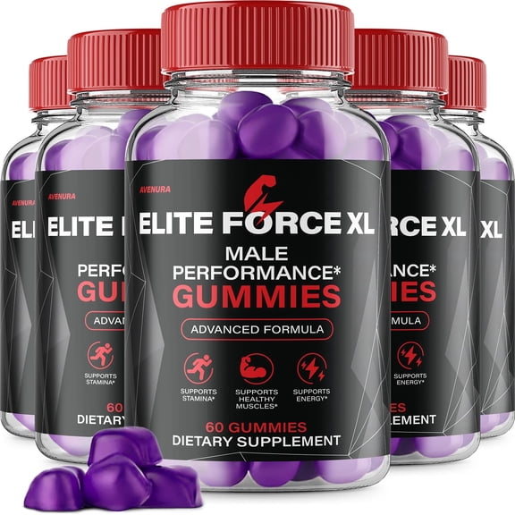 Elite Force XL Gummies – 5 Pack - 300 Count