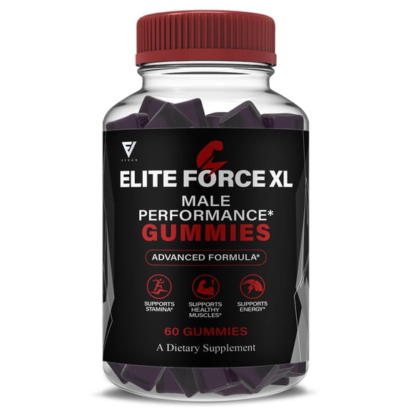 Elite Force XL Male Support, EliteForceXL Advanced (60 Gummies)