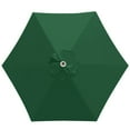 thumbnail image 1 of EliteShade Forest Green Replacement Canopy for Round 7.5FT Patio Umbrellas with 6 Ribs (Canopy Only), 1 of 5