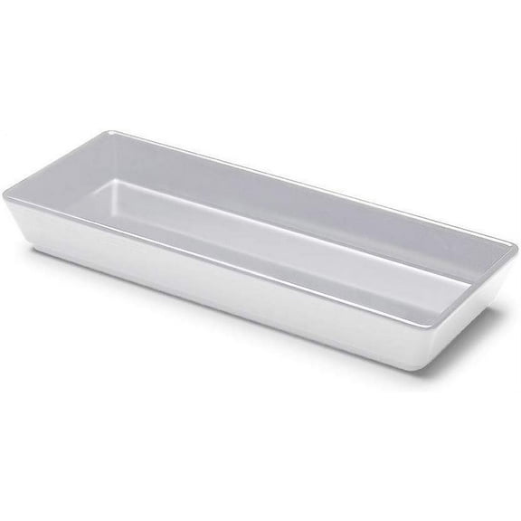 Elite Global Solutions M615-NW The Bakers Rectangular Melamine Bowl 15-7/8" x 5-7/8" x 2-1/8" High, 26 Oz. Display White