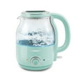 thumbnail image 1 of Elite Gourmet 1.2L Adjustable Temperature Electric Glass Kettle (Mint), 1 of 8
