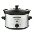 thumbnail image 1 of Elite Gourmet 2 Qt Oval Stainless Steel Slow Cooker, 1 of 7