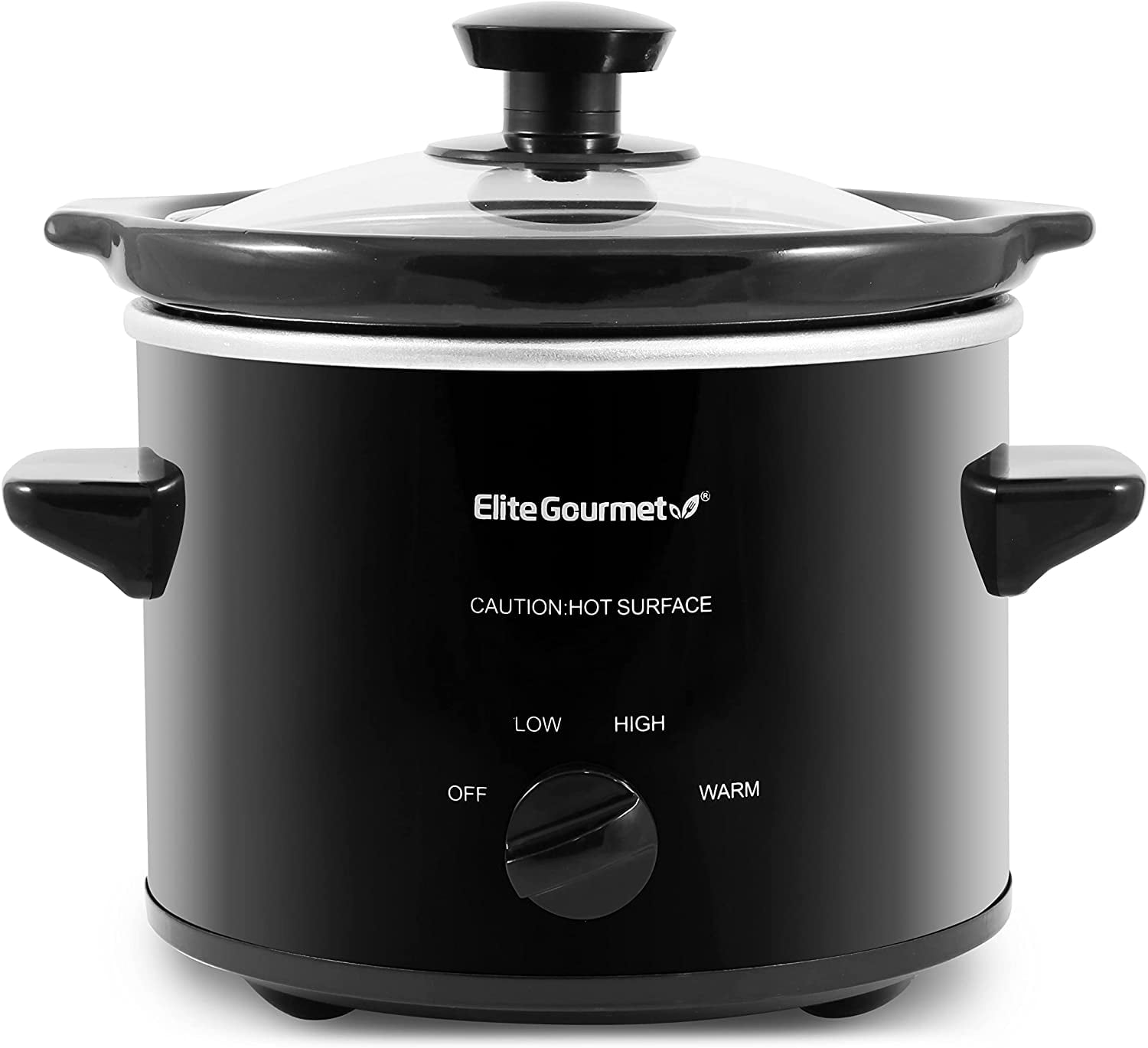Elite 6-Quart Slow Cooker, Black
