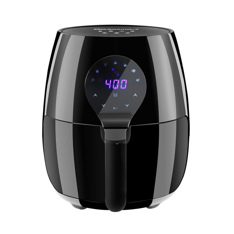 Elite Gourmet 5.3 qt. Digital Air Fryer Black