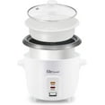 thumbnail image 1 of Elite Gourmet 6 Cup Non-Stick Rice Cooker with Steam Tray ERC-006NST, 1 of 4