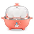 thumbnail image 1 of Elite Gourmet Automatic Easy Egg Cooker, 7 Eggs, Coral-EGC007C, 1 of 9