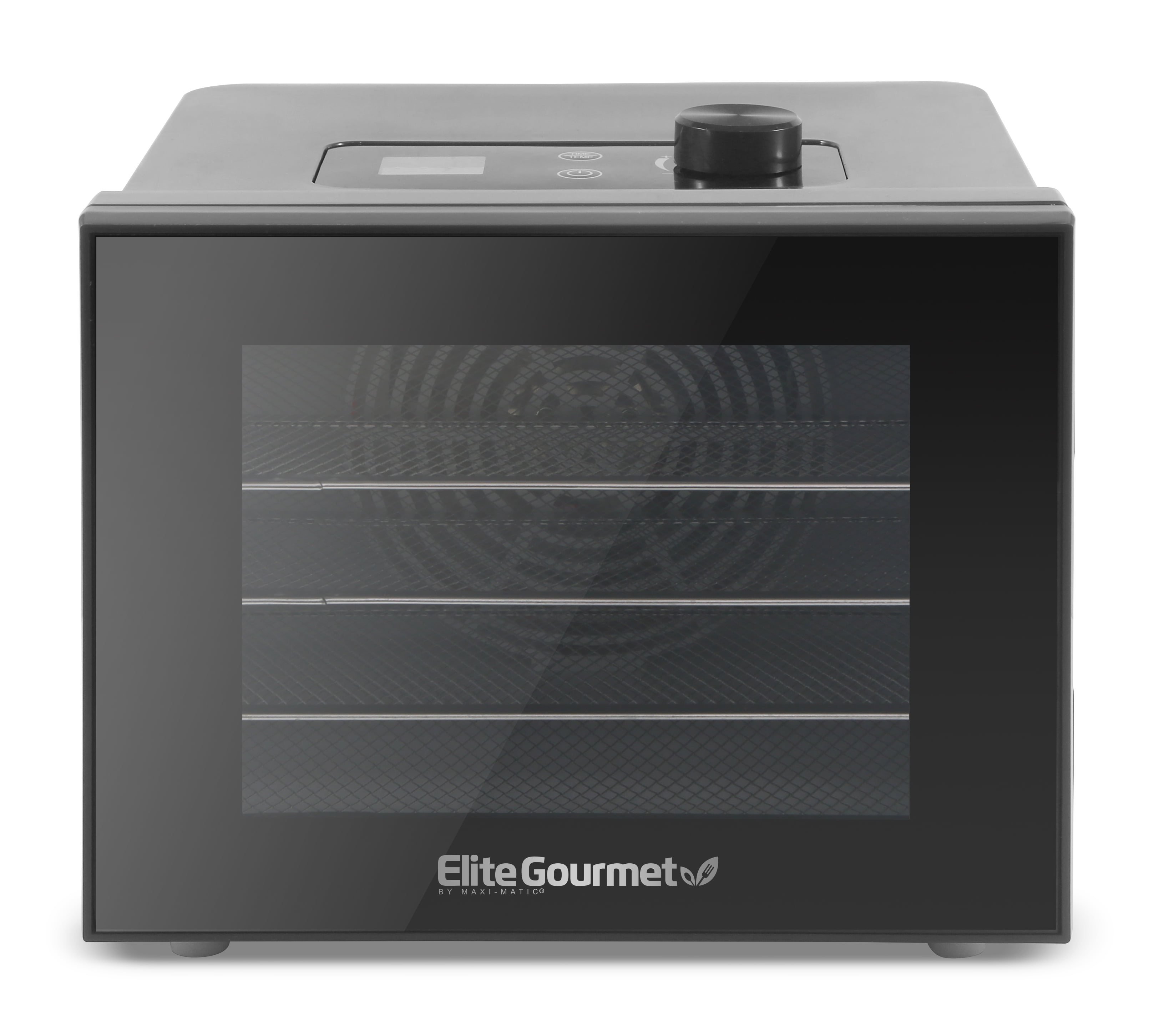 Elite Gourmet Digital Food Dehydrator with 4 Stainless Steel Trays