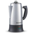 thumbnail image 1 of Elite Gourmet EC923 Electric Coffee Percolator, BPA Free, Keep Warm, Clear Brew Progress Knob, Cool-Touch Handle, Cordless Serve, 12-Cup, Stainless Steel, 1 of 6