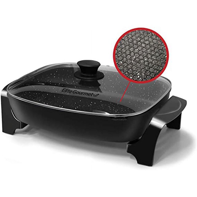 Elite Gourmet EG6203 Deep Dish Heavy Duty, EasyPour Spout, Dishwasher