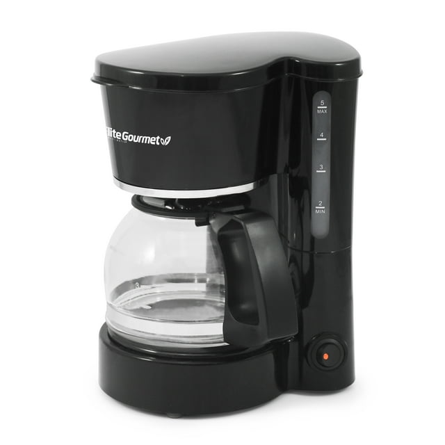 Elite Gourmet EHC5055 Automatic Brew & Drip Coffee Maker with Pause N