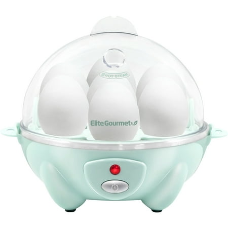 Elite Gourmet - 7-Egg Automatic Egg Cooker - Mint Blue