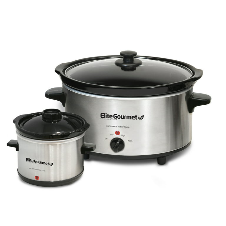 Crock-pot 8 Qt. Stainless Steel Slow Cooker, with Little Dipper