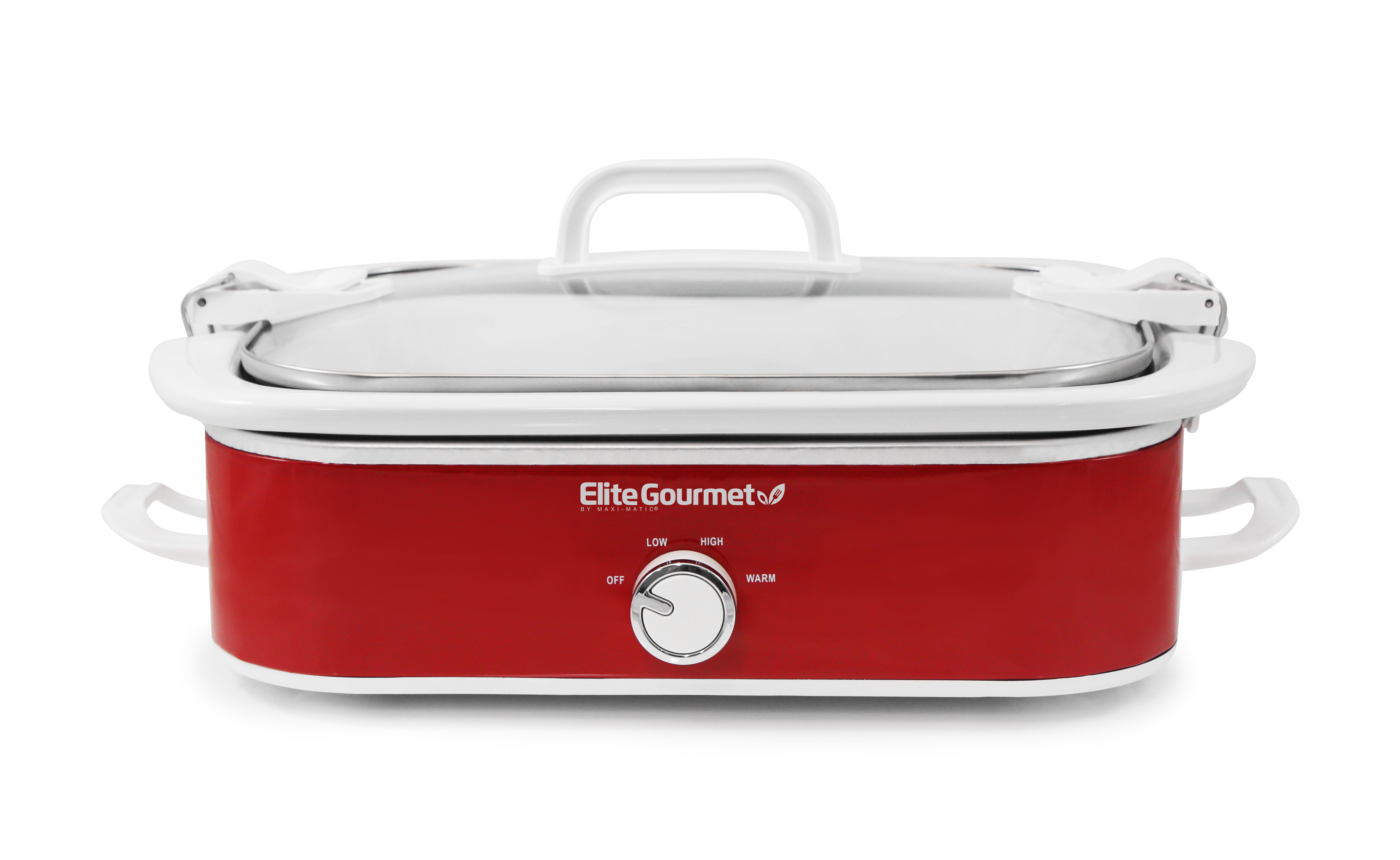 Elite Gourmet 1.5 Qt. Stainless Steel Mini Slow Cooker – Monsecta Depot