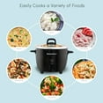 thumbnail image 1 of Elite Gourmet Maxi-Matic Electric Rice Cooker with Stainless Steel Inner Pot Makes Soups, Stews, Porridge's, Grains and Cereals, 10 cups cooked (5 Cups uncooked), Black, 1 of 7