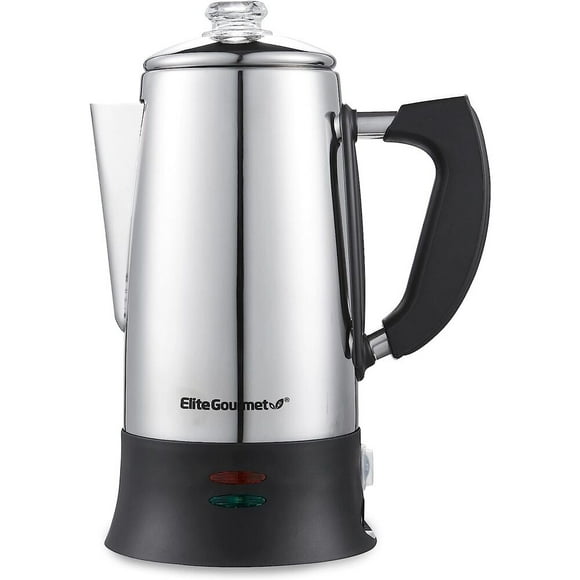 Elite Gourmet Stainless Steel 12-Cup Coffee Percolators