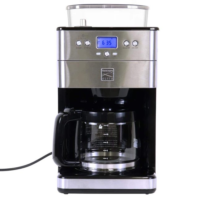 Elite Grind and Brew Coffee Maker with Burr Grinder, 12 Cup