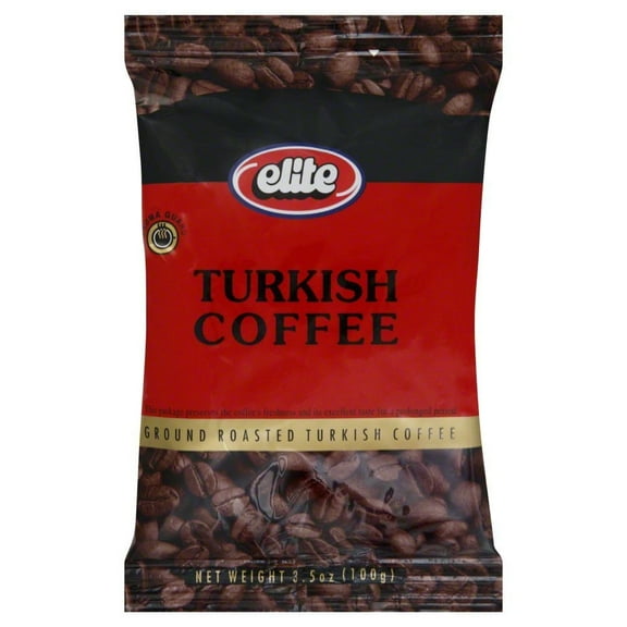 Elite Ground Coffee, Turkish, 3.5 Ounce