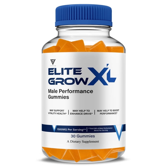 Elite Grow XL Gummies for Men EliteGrow XL Supplement (1 Month Supply)