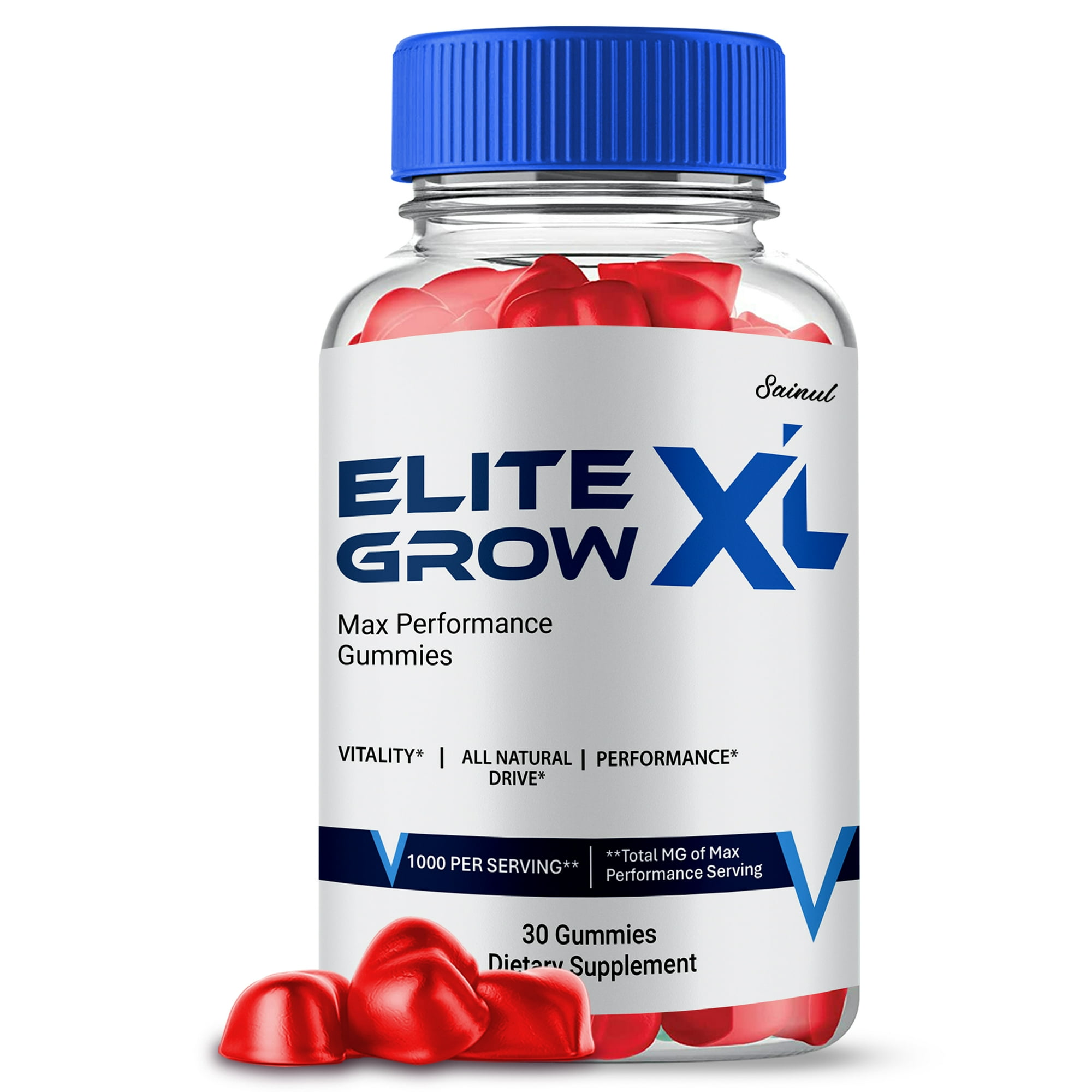 Elite Grow XL Gummies for Men, Maximum Strength Formula, Elite Grow XL Male Supplement, All Natural Formula (1 Pack)