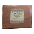 thumbnail image 1 of Elite Home Products Hemstitch 400 Thread Count Cotton Sateen Weave Solid Color, 1 of 2