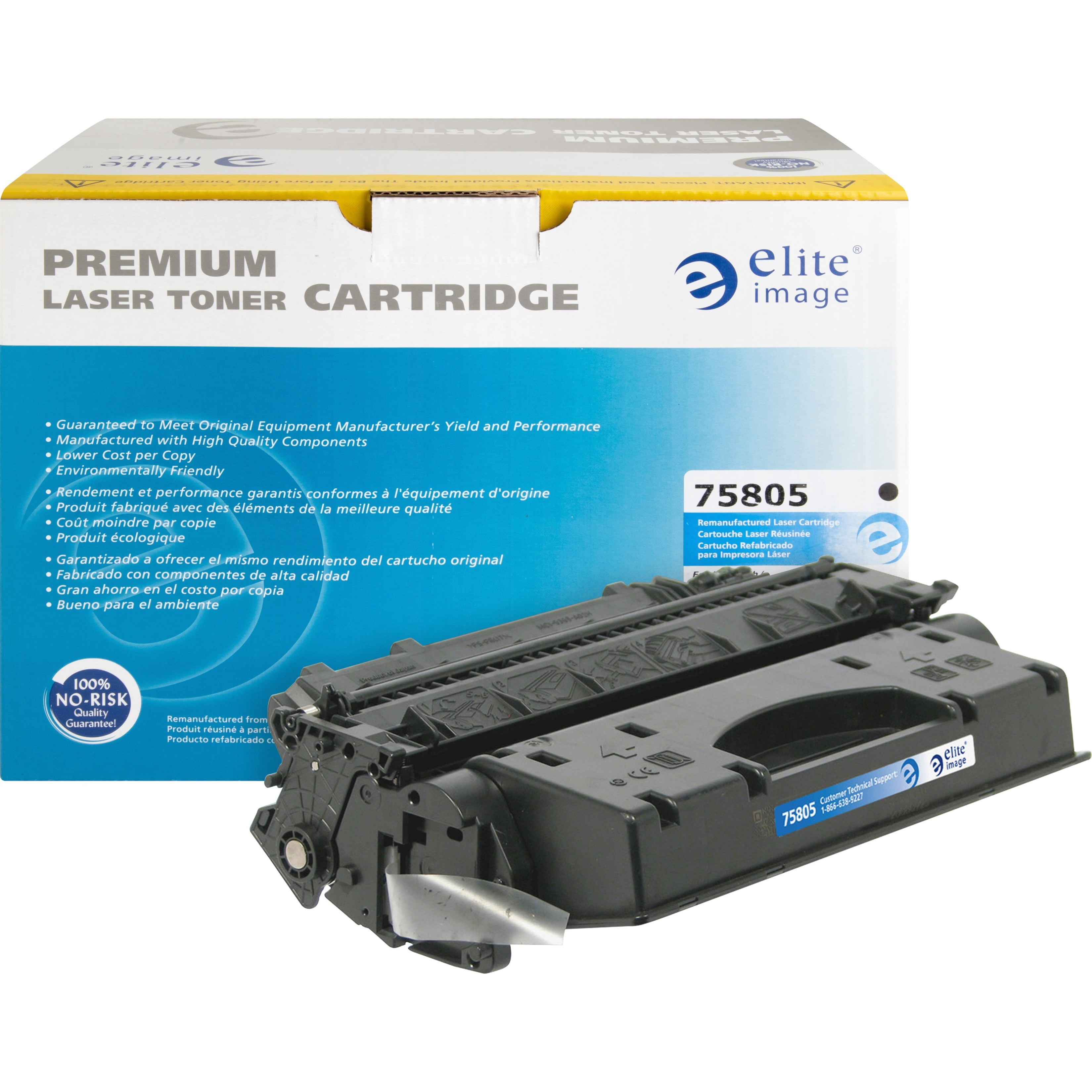 Elite Image, ELI75805, 75805/06 Remanufactured Toner Cartridges, 1 Each