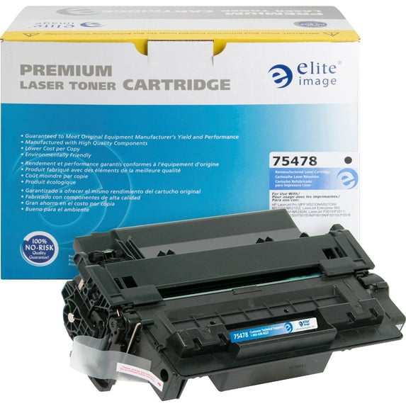 Remanufactured Elite Image 75478 Toner Cartridge 6000 Page Yield Black