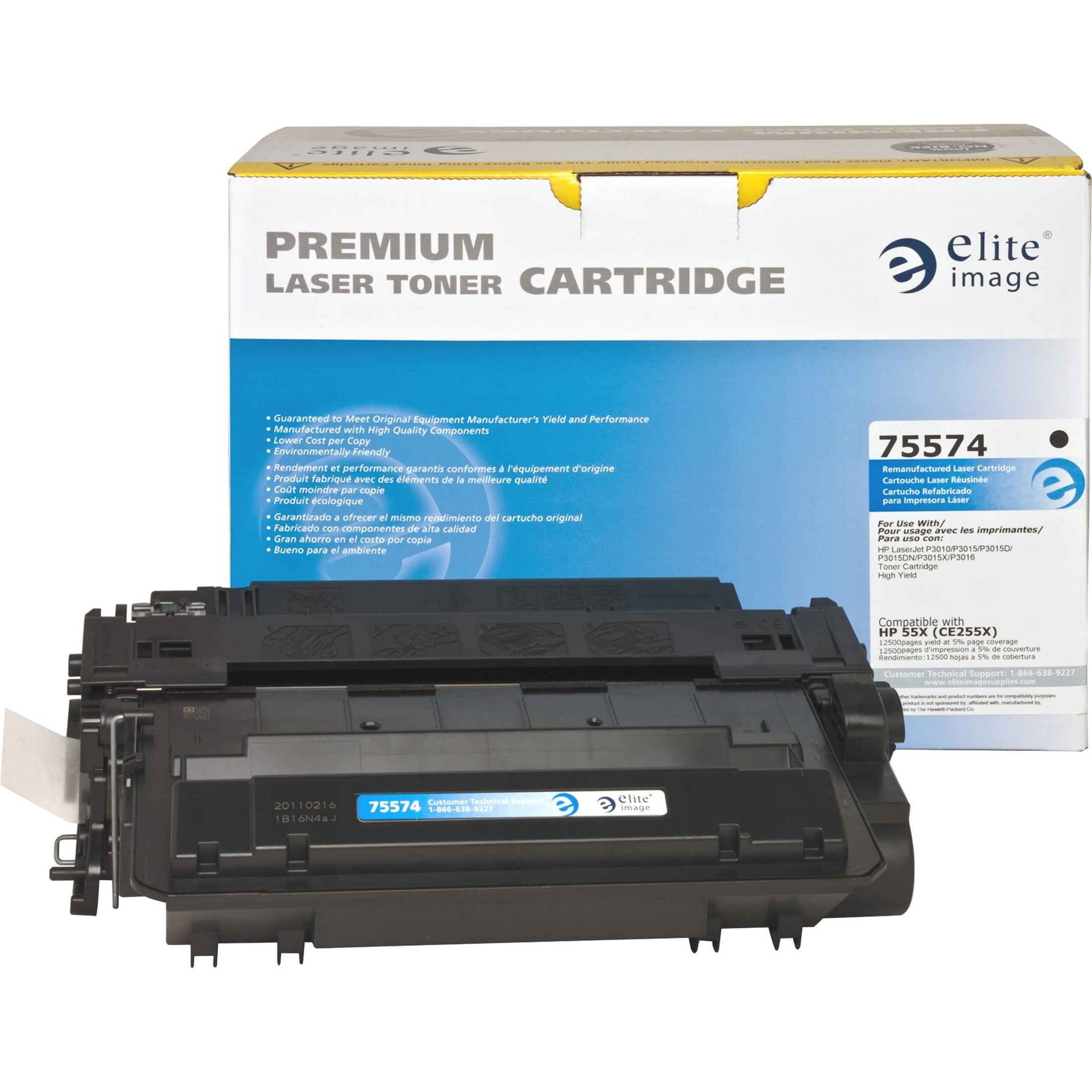 Remanufactured Elite Image, ELI75574, 75574 Toner Cartridge, 1 Each